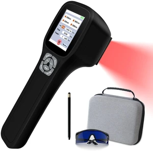 ZJKC PMW2500 Veterinary Cold Laser Therapy Device for Dogs Horses and Pets, 2500mW Laser Therapy Machine, 4 Wavelengths 650nm 808nm 905nm 980nm, 25 Diodes, Rechargeable ZJKC PMW2500 Veterinary Cold Laser Therapy Device for Dogs Horses and Pets, 2500mW Laser Therapy Machine, 4 Wavelengths 650nm 808nm 905nm 980nm, 25 Diodes, Rechargeable