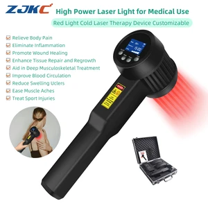 ZJKC LRP8W-650&808 Portable Near Infrared Phototherapy Handheld Unit, 8W 650nm+808nm Dual Wavelength, Rechargeable Handheld Light Device for Body Tissue Recovery & Pain Relief ZJKC LRP8W-650&808 Portable Near Infrared Phototherapy Handheld Unit, 8W 650nm+808nm Dual Wavelength, Rechargeable Handheld Light Device for Body Tissue Recovery & Pain Relief