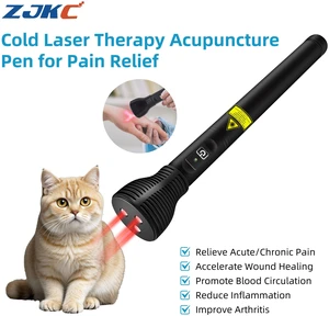 ZJKC LCP500 Photobiomodulation Therapy Pen, 808nm 3 Diodes 1500mW Near Infrared Light Device, Continuous & Pulsed Adjustable, 6800mAh Rechargeable for Home & Pet Care ZJKC LCP500 Photobiomodulation Therapy Pen, 808nm 3 Diodes 1500mW Near Infrared Light Device, Continuous & Pulsed Adjustable, 6800mAh Rechargeable for Home & Pet Care