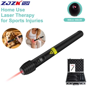 ZJKC LAP500 Photobiomodulation Therapy Pen, 810nm Single Diode 500mW Near Infrared Light Device, Continuous & Pulsed Adjustable, 6800mAh Rechargeable for Home & Pet Wellness ZJKC LAP500 Photobiomodulation Therapy Pen, 810nm Single Diode 500mW Near Infrared Light Device, Continuous & Pulsed Adjustable, 6800mAh Rechargeable for Home & Pet Wellness