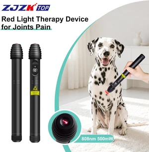 ZJKC LAP500 Red Infrared Phototherapy Handheld Device, 810nm Single Diode 500mW, Continuous/Pulsed Mode, 6800mAh Rechargeable for Human & Animal Care ZJKC LAP500 Red Infrared Phototherapy Handheld Device, 810nm Single Diode 500mW, Continuous/Pulsed Mode, 6800mAh Rechargeable for Human & Animal Care