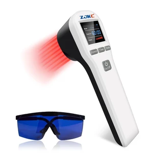 ZJKC Red Light Therapy Device for Pain Relief, Home Use Handheld Light Wand HHL01, 650nm 808nm Dual Wavelength, 4 Power Levels, 1-60 Min Timer ZJKC Red Light Therapy Device for Pain Relief, Home Use Handheld Light Wand HHL01, 650nm 808nm Dual Wavelength, 4 Power Levels, 1-60 Min Timer
