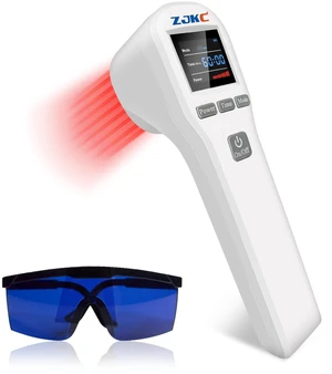 ZJKC Photobiomodulation Device for Muscle Recovery, Portable Cordless Light Wand HHL01, 20 Diodes, Rechargeable 5000mAh Battery