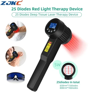 ZJKC LRP5W-650&808 Red Light Infrared Photobiomodulation Device, 650nm & 808nm Dual Wavelength for Body Care ZJKC LRP5W-650&808 Red Light Infrared Photobiomodulation Device, 650nm & 808nm Dual Wavelength for Body Care