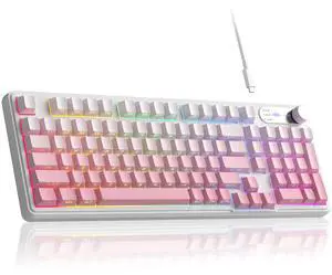 MageGee Keyboard GK960 98 Keys 95% Layout Keyboards, Type-C Connected Keyboard, Side Engraved ABS Keycaps, for PC/loptop/MAC