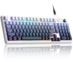 MageGee Keyboard GK960 98 Keys 95% Layout Keyboards, Type-C Connected Keyboard, Side Engraved ABS Keycaps, for PC/loptop/MAC
