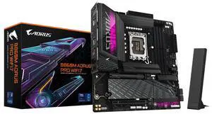 GIGABYTE B860M AORUS PRO WIFI7 Intel Core Ultra (Series 2) LGA 1851 Motherboard, mATX, DDR5,3x M.2, PCIe 5.0, 40Gbps USBC,2.5GbE LAN,WIFI 7 GIGABYTE B860M AORUS PRO WIFI7 Intel Core Ultra (Series 2) LGA 1851 Motherboard, mATX, DDR5,3x M.2, PCIe 5.0, 40Gbps USBC,2.5GbE LAN,WIFI 7