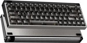 MelGeek MADE68 Pro+ Wired Keyboard, Hall Effect Magnetic Switch Gaming Keyboard, 65% Compact Rapid Trigger, Hot-Swappable, RGB Snap Tap & Adjustable Actuation, Online HIVE Custom (Phantom Gray)