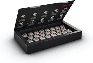 CHERRY MX RGB Brown Switch Kit, 23 Mechanical Keyboard Switches, for DIY, Hot-Swap or Gaming Keyboards, Tactile Switch Without Click, Precise & Perceptible