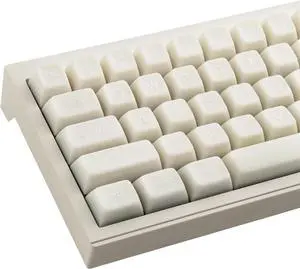 Tsungup PBT Keycaps - White Jade Keycaps 142 Keys Crystal Jelly Translucent Custom Key caps SA Profile Shine Through Keycap Set Keyboard Key caps for Cherry MX Switches Mechanical Keyboards