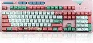 Keycaps, PBT keycap,KCA Profile for Cherry Mx Gateron Kailh Switches Mechanical KeyboardStandard ANSI/ISO Layout