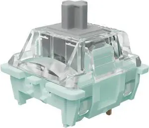 Gateron Jade 3.0 Silver Switches for Mechanical Gaming Keyboard,3-Pin 45gf Linear/Pre Lubed Double-Stage Spring SwitchSilver,108pcs