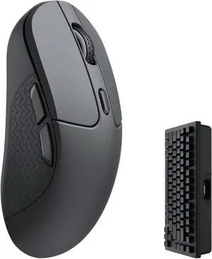Keychron M3 Wireless Gaming Optical Mouse, Tri-Mode 2.4 GHz/Bluetooth 5.1/Wired, PixArt PAW 3395 Sensor, 4000Hz Polling Rate, 79g Lightweight Programmable Macro Button for Windows PC/Mac - Black