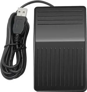 USB Foot Pedal PC Single Foot Switch Foot Control Keyboard Mouse Programmable Keyboard for Video Game Office Work Page Turner