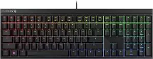 Cherry Xtfy MX 2.0S Wired Gaming Mechanical Keyboard with New MX2A Switches. (Black, MX2A Blue)