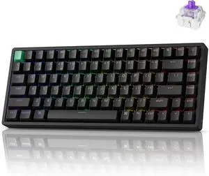 Keychron K2 HE Rapid Trigger Wireless Custom Mechanical Keyboard with Hall Effect Gateron Double-Rail Magnetic Switch, QMK 2.4 GHz Bluetooth 5.2 RGB Compatible with Mac Windows Linux - Aluminum