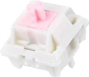 EPOMAKER Roseveil Silent Keyboard Switch for Mechanical Gaming Keyboard, 30PCS, 5-pin, 32gf, Pre-Lubed, Linear Silent, PC Case, LY Stem, Compatible with MX Keycaps (Roseveil Silent)