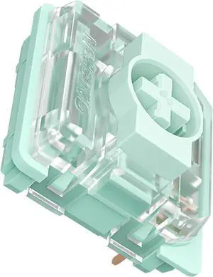 Gateron KS-33 Low Profile 2.0 Jade Tactile Keyboard Switch, 65gf 3 Pin RGB LED Factory Pre-lubed Key Swiches for MX Mechanical Keyboard(Jade,72Pcs)