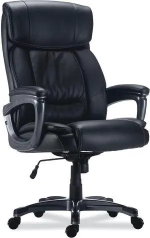 Alera EGINO Big and Tall Chair, Supports UP to 400 LB, Black SEAT/Back, Black Base