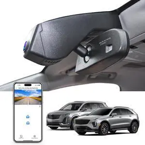 4K Dash Cam Custom fit for Cadillac XT5 2017-2025 XT6 2020-2025(Model A), UHD 2160P Video, WiFi, App, Loop Recording, Easy to Install, 64GB Card