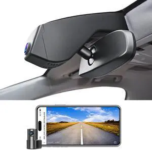 Front 4K & Rear 1080p Dash Cam for GMC Acadia 2017-2023 (Model A), Model A & Model B Have Same Models Years but Vehicle Sensor Cover are Different, Free App & WiFi, 128GB Card