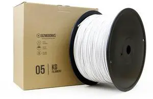 Gizmo Dorks PLA Filament for 3D Printers 1.75mm 5kg, White