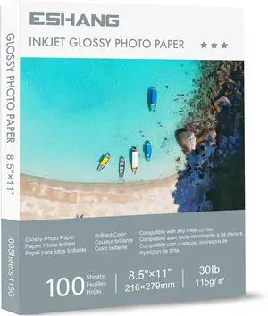 Glossy Thin Printer Paper 8.5x11 Inches 100 Sheets for DIY Chip Bag and Custom Party Favors 30LB Glossy Thin Printer Paper 8.5x11 Inches 100 Sheets for DIY Chip Bag and Custom Party Favors 30LB