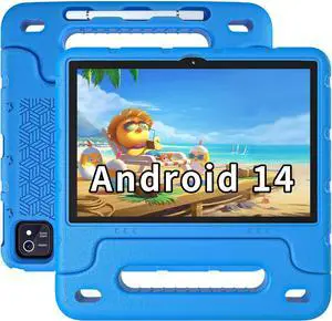 EDDBNi Kids Tablet Android 14 Tablet 10 inch Kids Tablets with Case Quad Core 64GB Dual Camera Parental Controls 2.4G WiFi Educational Tablets (Blue) EDDBNi Kids Tablet Android 14 Tablet 10 inch Kids Tablets with Case Quad Core 64GB Dual Camera Parental Controls 2.4G WiFi Educational Tablets (Blue)