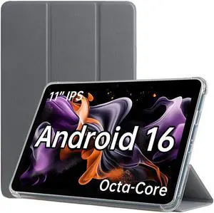 ApoloMedia 11" Tablet, 2026 Android 16 with Octa-core Processor, 8GB+128GB, 1TB Expandtion, 7000mAh Battery, HD IPS Large tableta,WiFi 6&BT5.0, Support GMS(Gray, Case Included) ApoloMedia 11" Tablet, 2026 Android 16 with Octa-core Processor, 8GB+128GB, 1TB Expandtion, 7000mAh Battery, HD IPS Large tableta,WiFi 6&BT5.0, Support GMS(Gray, Case Included)
