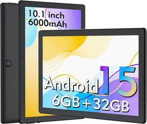 DigiLand 10.1" Android 15 Tablets, 1.75 GHz 5-Core Processor, 6GB RAM 32GB ROM, 256GB Expand, 6000mAh Battery, Dual Camera, Dual Speaker, 800 x 1280 IPS, Widevine L1, GMS DigiLand 10.1" Android 15 Tablets, 1.75 GHz 5-Core Processor, 6GB RAM 32GB ROM, 256GB Expand, 6000mAh Battery, Dual Camera, Dual Speaker, 800 x 1280 IPS, Widevine L1, GMS