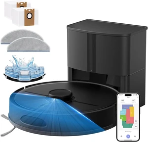 Robot Vacuum and Mop, 8000Pa Robot Vacuum with Self Empty Station, LiDAR Navigation, Multi-Level Mapping, App & Alexa Control, Robotic Vacuum Cleaner for Pet Hair & Hard Floor-2 Robot Vacuum and Mop, 8000Pa Robot Vacuum with Self Empty Station, LiDAR Navigation, Multi-Level Mapping, App & Alexa Control, Robotic Vacuum Cleaner for Pet Hair & Hard Floor-2