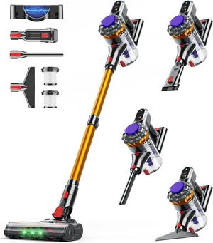 Cordless Vacuum Cleaner, 550W 45KPA 65Mins Vacuum Cleaners for Home, Stick Vacuum with Self-Standing, LED Display & Anti-Tangle Wireless Vacumm, Lightweight Vacuum for Pet Hair Carpet Floor Cordless Vacuum Cleaner, 550W 45KPA 65Mins Vacuum Cleaners for Home, Stick Vacuum with Self-Standing, LED Display & Anti-Tangle Wireless Vacumm, Lightweight Vacuum for Pet Hair Carpet Floor