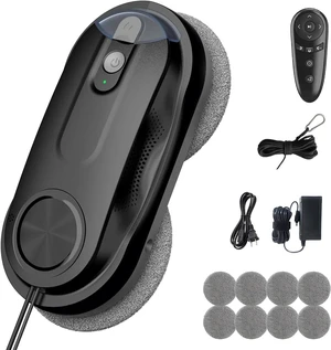 KKI Window Cleaning Robot with Dual Spray for High-Rise Windows,Black KKI Window Cleaning Robot with Dual Spray for High-Rise Windows,Black