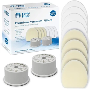 Fette Filter - Vacuum Filter Set Contains 2 HEPA + 4 Foam Filter Sets Compatible with Shark NV400 NV401 NV402. Compare to Part # XFF400 & XHF400. Combo Pack Fette Filter - Vacuum Filter Set Contains 2 HEPA + 4 Foam Filter Sets Compatible with Shark NV400 NV401 NV402. Compare to Part # XFF400 & XHF400. Combo Pack