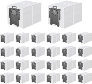 26 Pack Dust Bags for Roborock Qrevo S Pro, QV 35A,Qrevo S5V 26 Pack Dust Bags for Roborock Qrevo S Pro, QV 35A,Qrevo S5V