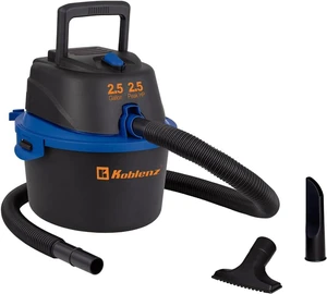 Koblenz 2.5 HP 2.5-Gallon Portable Wet/Dry Vacuum with Blower Function Koblenz 2.5 HP 2.5-Gallon Portable Wet/Dry Vacuum with Blower Function
