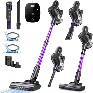 Vexilar V8PRO Cordless Vacuum Cleaner for Home - 25Kpa Stick Vacuum with Self Standing Design, Max 35Min Runtime, 6 in 1 Lightweight Vacuum for Hardwood Floors and Carpet Pet Hair Car Vexilar V8PRO Cordless Vacuum Cleaner for Home - 25Kpa Stick Vacuum with Self Standing Design, Max 35Min Runtime, 6 in 1 Lightweight Vacuum for Hardwood Floors and Carpet Pet Hair Car