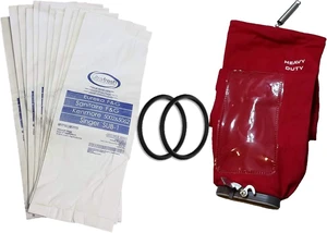 Sanitaire Professional Premium Cleaning Bundle 1 Outer Bag w/ Latch (53469-23)+ 12 Multi Layer Filtration Bags for Eureka Style F&G (54924C)Vacuum Cleaner F G Sanitaire Commercial + 2 Belts (52100D) Sanitaire Professional Premium Cleaning Bundle 1 Outer Bag w/ Latch (53469-23)+ 12 Multi Layer Filtration Bags for Eureka Style F&G (54924C)Vacuum Cleaner F G Sanitaire Commercial + 2 Belts (52100D)