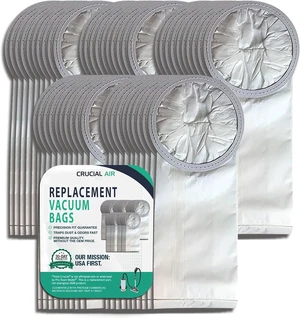 50 High-Efficiency Replacement Vacuum Bags Compatible with ProTeam Commercial Backpack Vacuums 6QT, Part # 100431 - Easy Installation - (50-Bags) by Think Crucial 50 High-Efficiency Replacement Vacuum Bags Compatible with ProTeam Commercial Backpack Vacuums 6QT, Part # 100431 - Easy Installation - (50-Bags) by Think Crucial