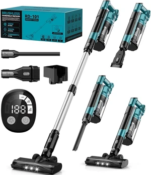 VAXCANZE Cordless Vacuum Cleaner Compatible with Makita 18V Battery, 35kPa Brushless Lightweight Stick Vacuum with 3 Mode Suction, 6 in 1 Stick Vacuum Cleaner with HEPA for Floor, Carpet(Tool Only) VAXCANZE Cordless Vacuum Cleaner Compatible with Makita 18V Battery, 35kPa Brushless Lightweight Stick Vacuum with 3 Mode Suction, 6 in 1 Stick Vacuum Cleaner with HEPA for Floor, Carpet(Tool Only)