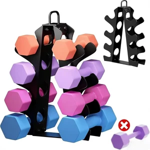 3-Tier | 4-Tier Dumbbell Rack for Dumbbells , A-Frame Weight Stand Only, Compact Space-Saving Design for Home Gym, Heavy-Duty Alloy Steel Organization Rack (Dumbbells Not Included 3-Tier | 4-Tier Dumbbell Rack for Dumbbells , A-Frame Weight Stand Only, Compact Space-Saving Design for Home Gym, Heavy-Duty Alloy Steel Organization Rack (Dumbbells Not Included