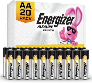 Energizer Alkaline Power AA Batteries (20 Pack), Double A Long-Lasting Alkaline Batteries Energizer Alkaline Power AA Batteries (20 Pack), Double A Long-Lasting Alkaline Batteries