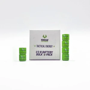 Viridian CR 1/3N Tactical Energy Plus Lithium Batteries, 3 Volt (Bulk Pack of 6) Viridian CR 1/3N Tactical Energy Plus Lithium Batteries, 3 Volt (Bulk Pack of 6)