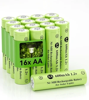Ni-MH AA 1.2v 600mAh Rechargeable Battery, Double A Battery Ni-MH AA 1.2v 600mAh Rechargeable Battery, Double A Battery