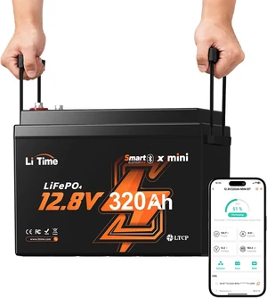 Litime 12V 320Ah Mini LiFePO4 Battery with Bluetooth for RV, Travel Trailer Litime 12V 320Ah Mini LiFePO4 Battery with Bluetooth for RV, Travel Trailer