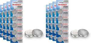Tenergy CR2450 Battery, 3V Lithium Coin Cell Battery for Car Key Fob, Remote Controllers, Garage Door Openers, Calculators, Thermometers and More, 20 Count (Pack of 2) Tenergy CR2450 Battery, 3V Lithium Coin Cell Battery for Car Key Fob, Remote Controllers, Garage Door Openers, Calculators, Thermometers and More, 20 Count (Pack of 2)