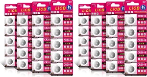 LiCB CR 2016 Battery,CR2016 Lithium Batteries,3 Volt Coin & Button Cell (40 Pack) LiCB CR 2016 Battery,CR2016 Lithium Batteries,3 Volt Coin & Button Cell (40 Pack)