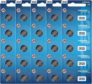 Renata CR1225 Batteries - 3V Lithium Coin Cell 1225 Battery (25 Count) Renata CR1225 Batteries - 3V Lithium Coin Cell 1225 Battery (25 Count)