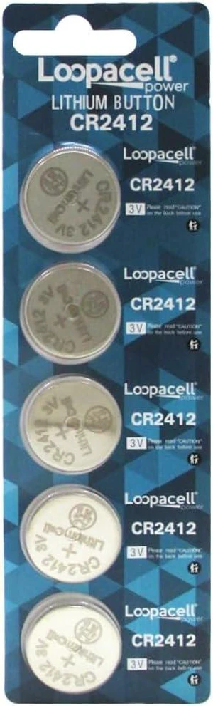 LOOPACELL CR2412 CR 2412 Lithium 3V 5 Batteries LOOPACELL CR2412 CR 2412 Lithium 3V 5 Batteries