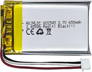 DC 3.7V 650mAh 602540 Rechargeable Lithium Battery for Sennheiser Momentum 2.0 HD 4.40 HD 4.50 450BT Urbanite XL Wireless Bluetooth Headphones Aerox 9 Aerox 5 Mouse DC 3.7V 650mAh 602540 Rechargeable Lithium Battery for Sennheiser Momentum 2.0 HD 4.40 HD 4.50 450BT Urbanite XL Wireless Bluetooth Headphones Aerox 9 Aerox 5 Mouse